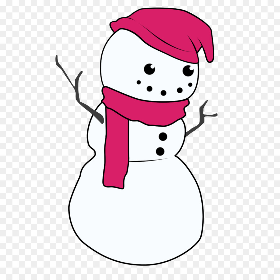 Bonhomme De Neige Et Fille，Hiver PNG