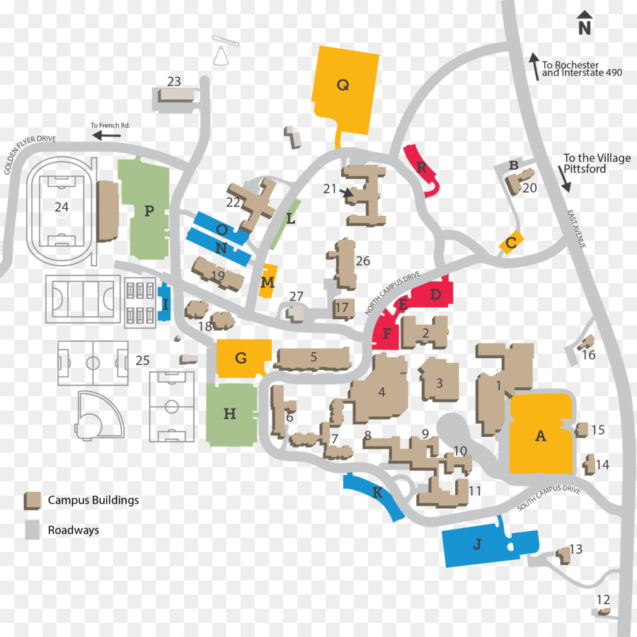 Plan Du Campus，Bâtiments PNG