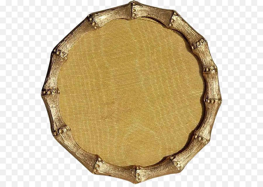 Plaque D'or，Rond PNG