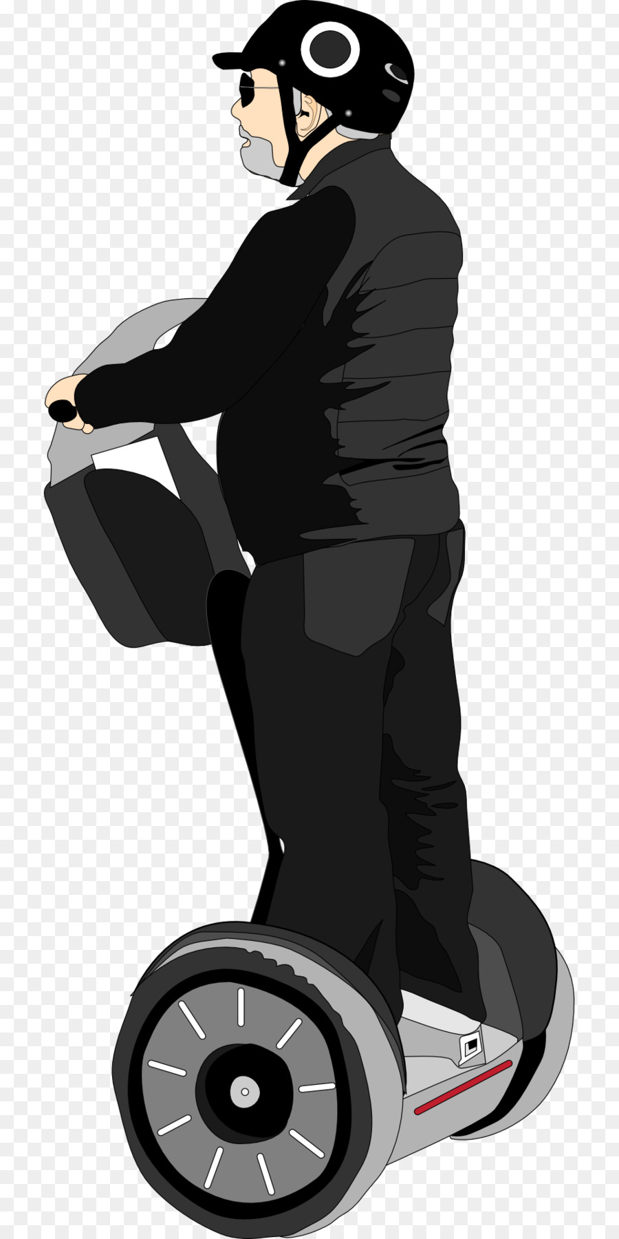 Personne Sur Segway，Cavalier PNG