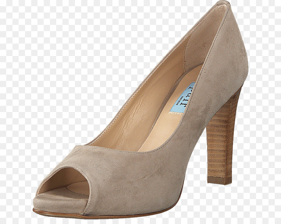 Chaussure à Talons Hauts，Beige PNG