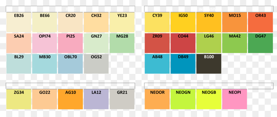 Palette De Couleurs，Couleurs PNG