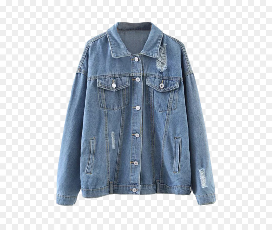 Veste En Jean，Déchiré PNG