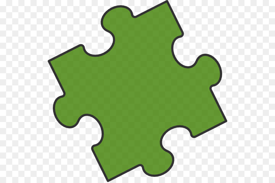 Pièce De Puzzle，Vert PNG