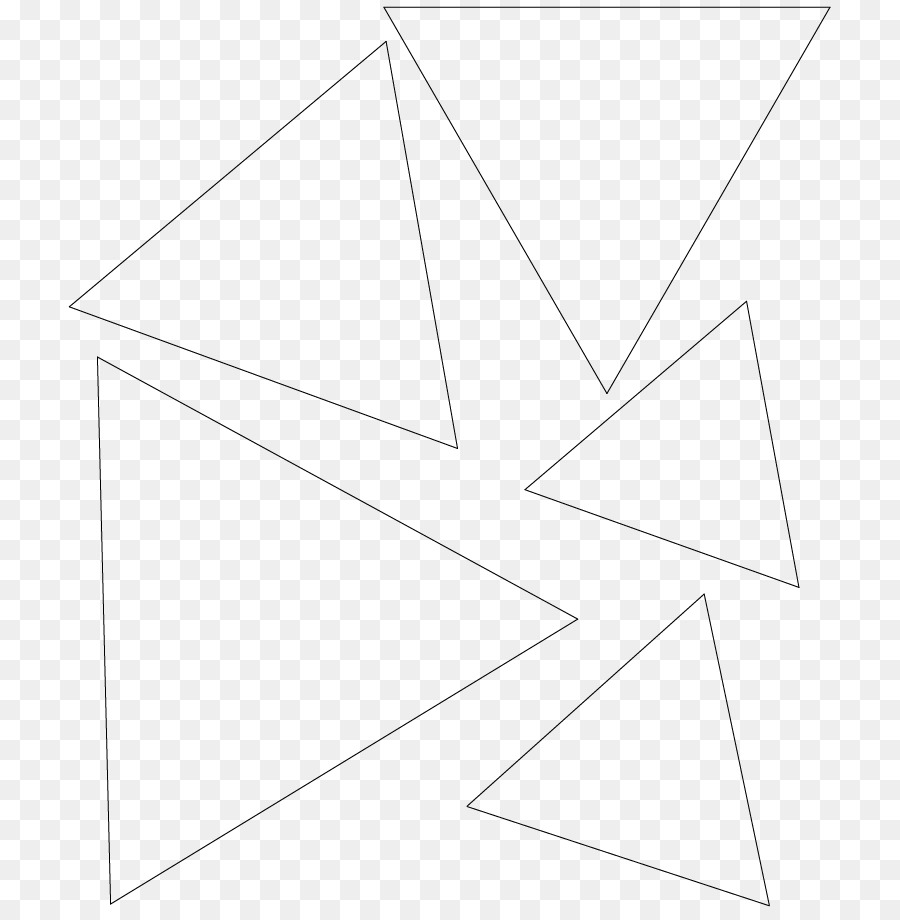 Triangles Jaunes，Triangles PNG