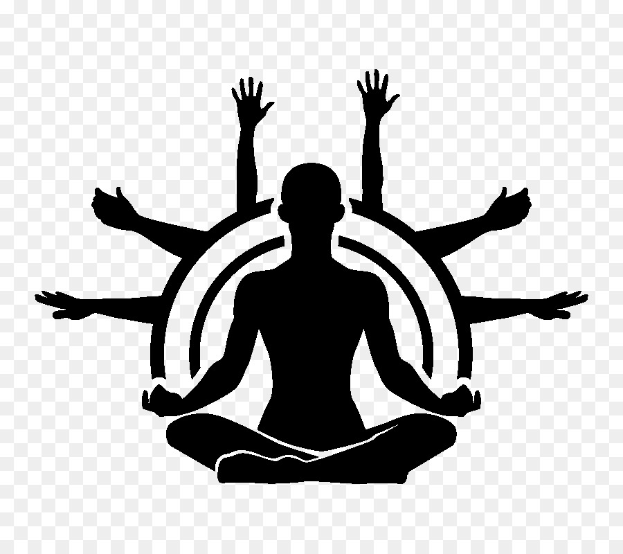 Silhouette De Méditation，Yoga PNG