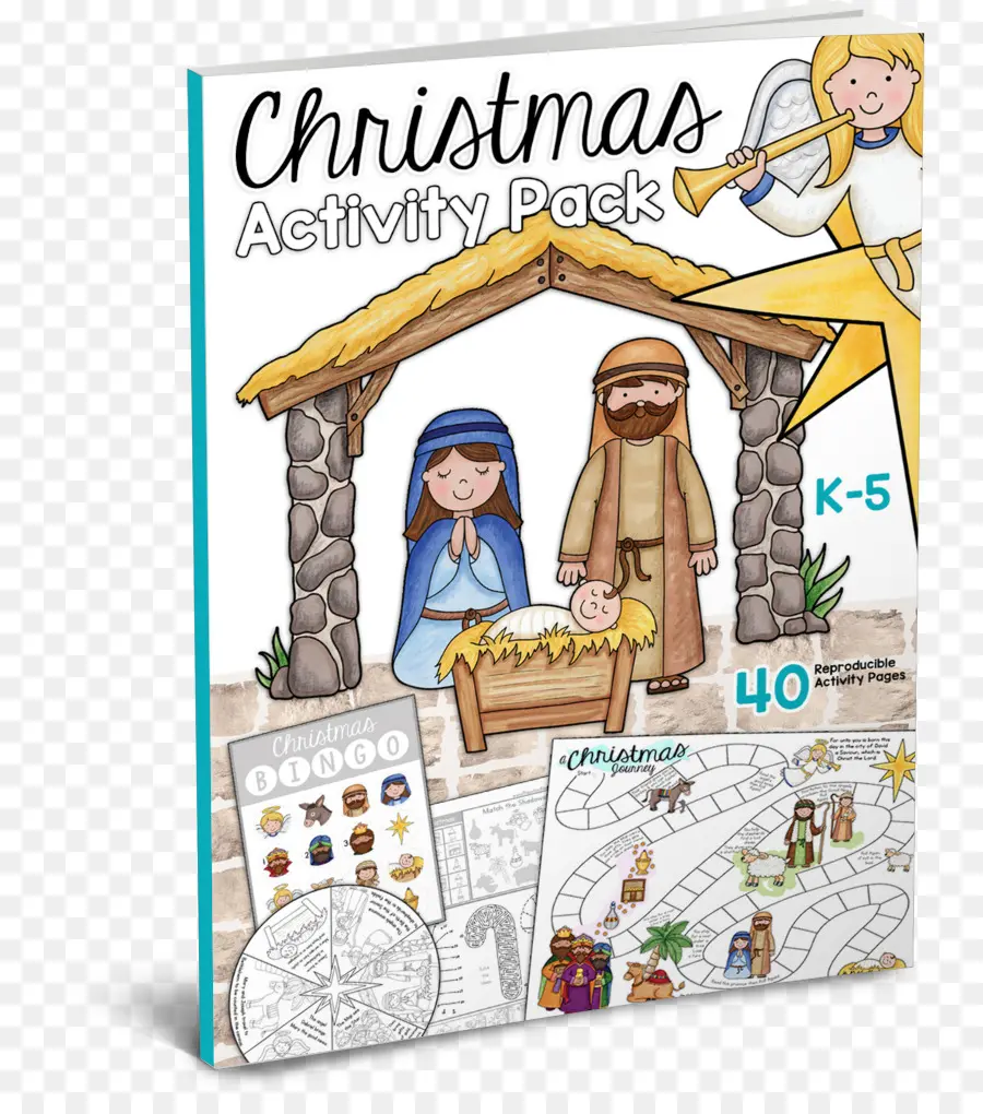 Pack D'activités De Noël，Nativité PNG