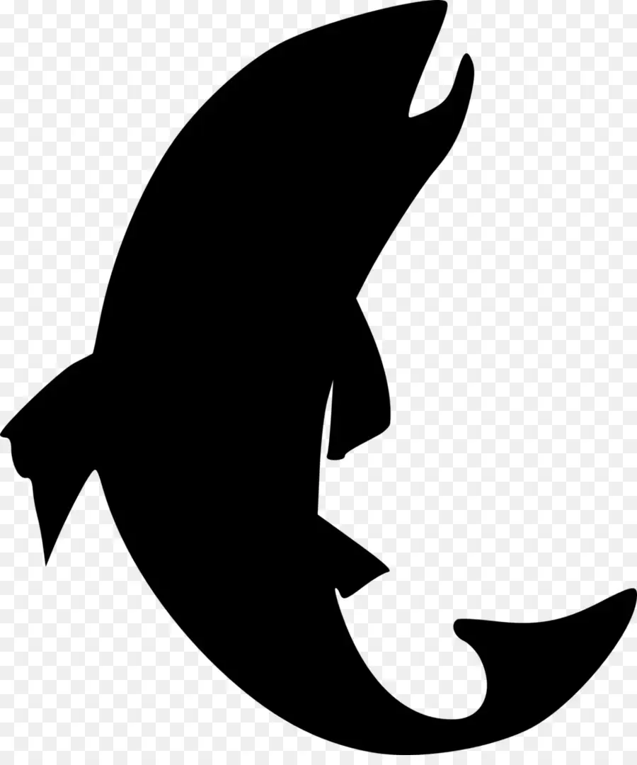 Silhouette De Poisson，Aquatique PNG