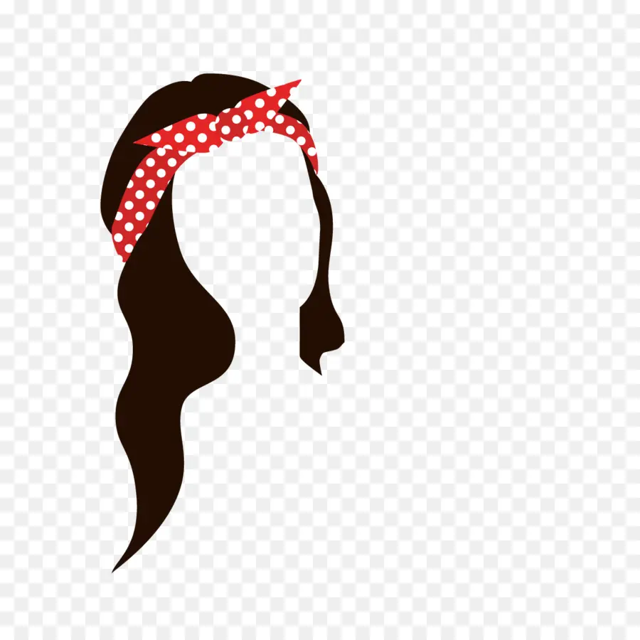 Cheveux Avec Bandeau，Bandeau PNG