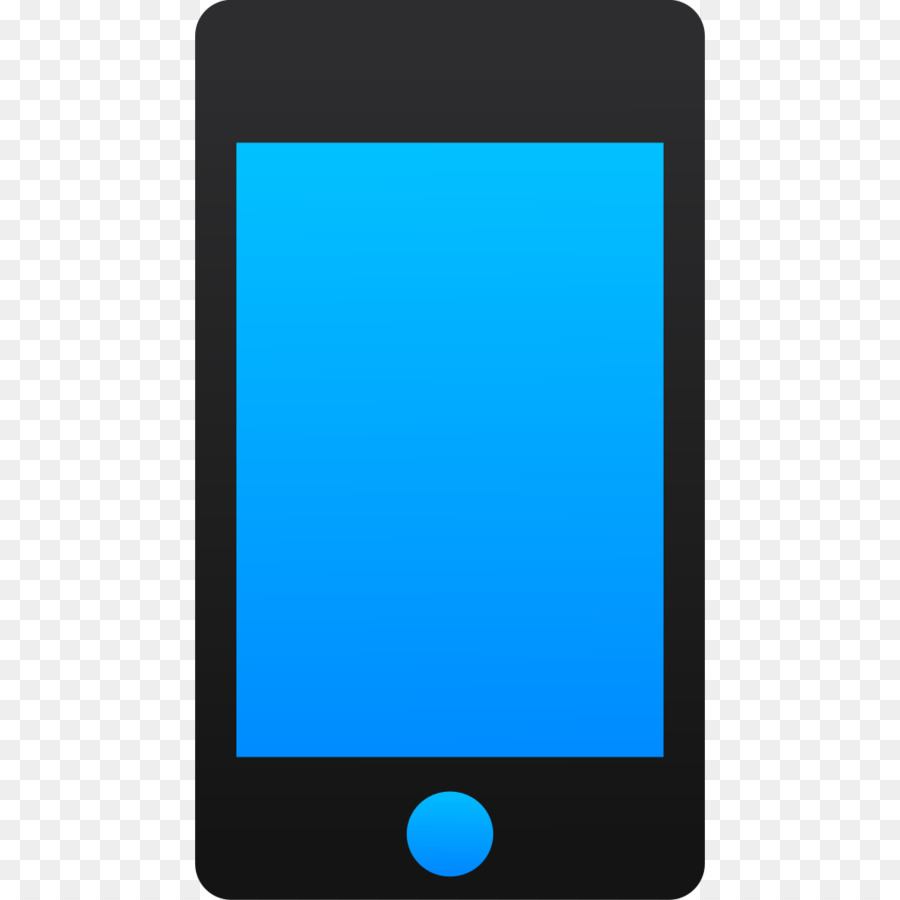 Icône De Smartphone，Bleu PNG