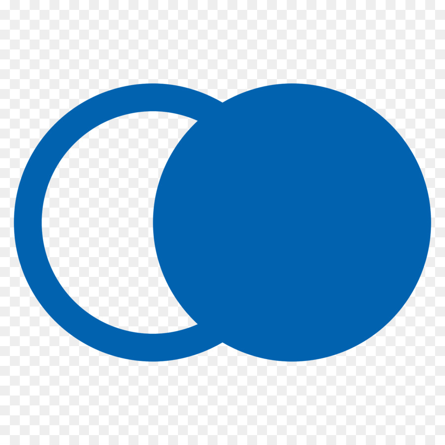 Croissant De Lune，Bleu PNG