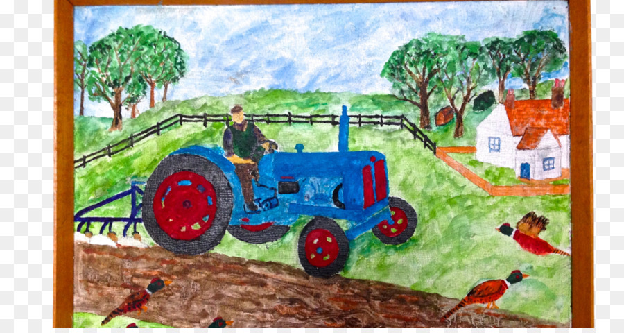 Peinture De Tracteur，Ferme PNG