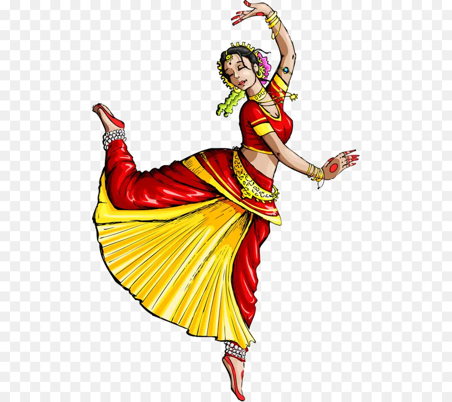 La Danse En Inde，De La Danse Classique Indienne PNG