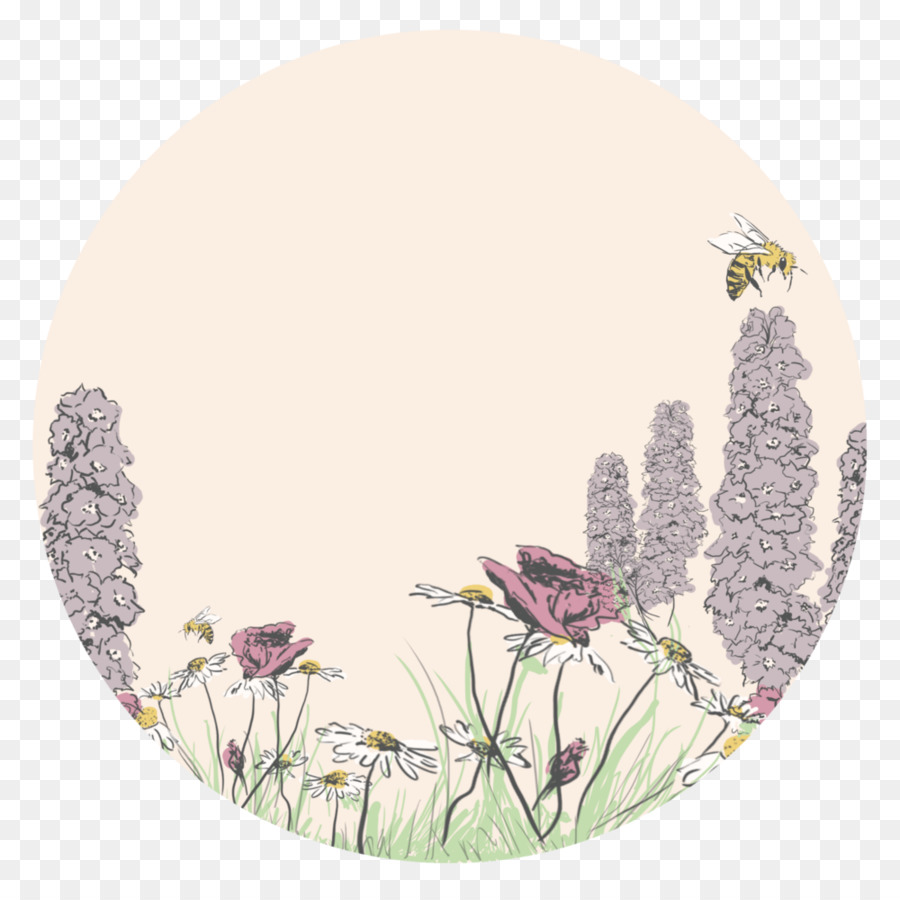 Fleurs，Abeilles PNG