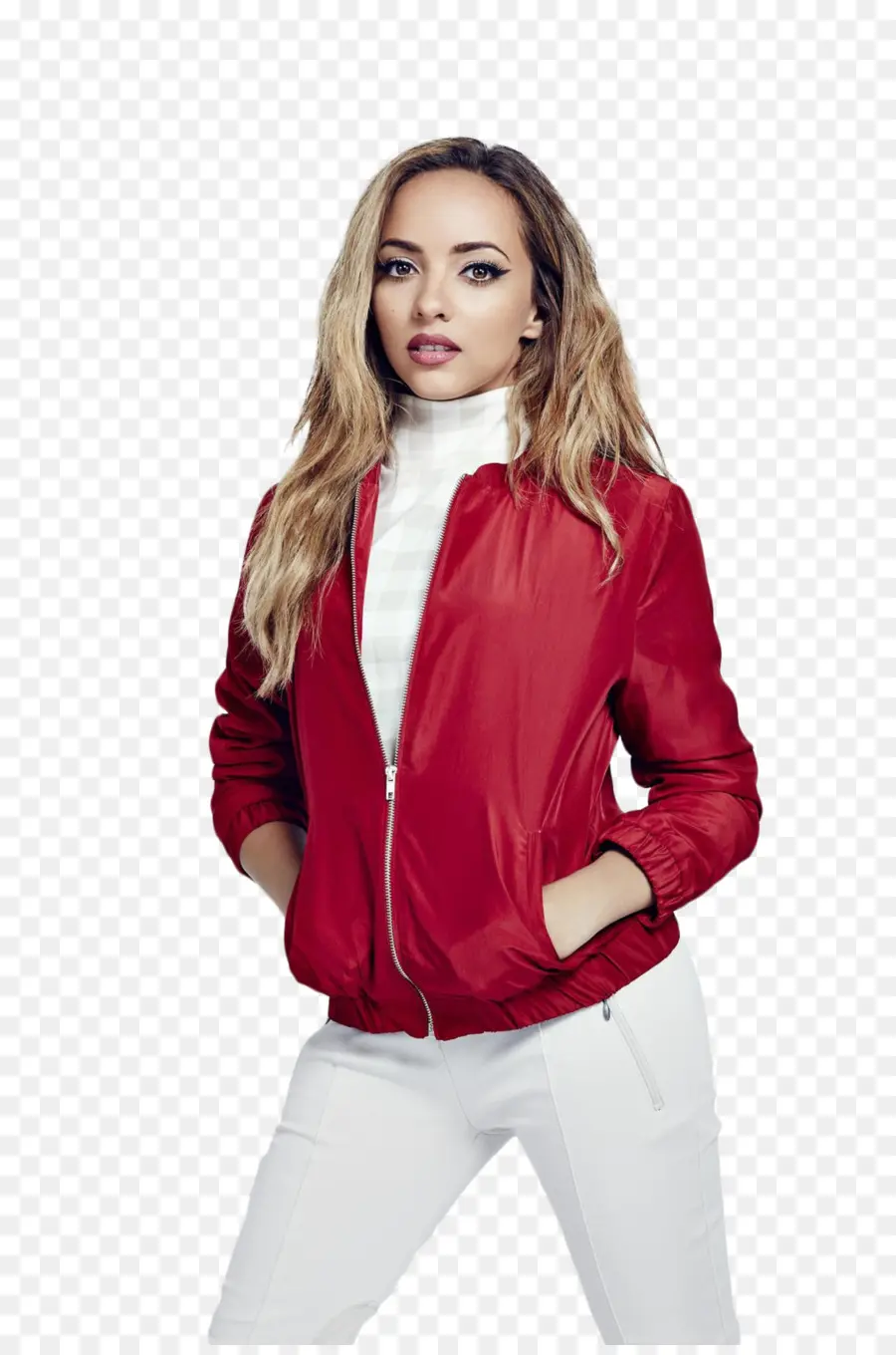 Veste Rouge，Femme PNG