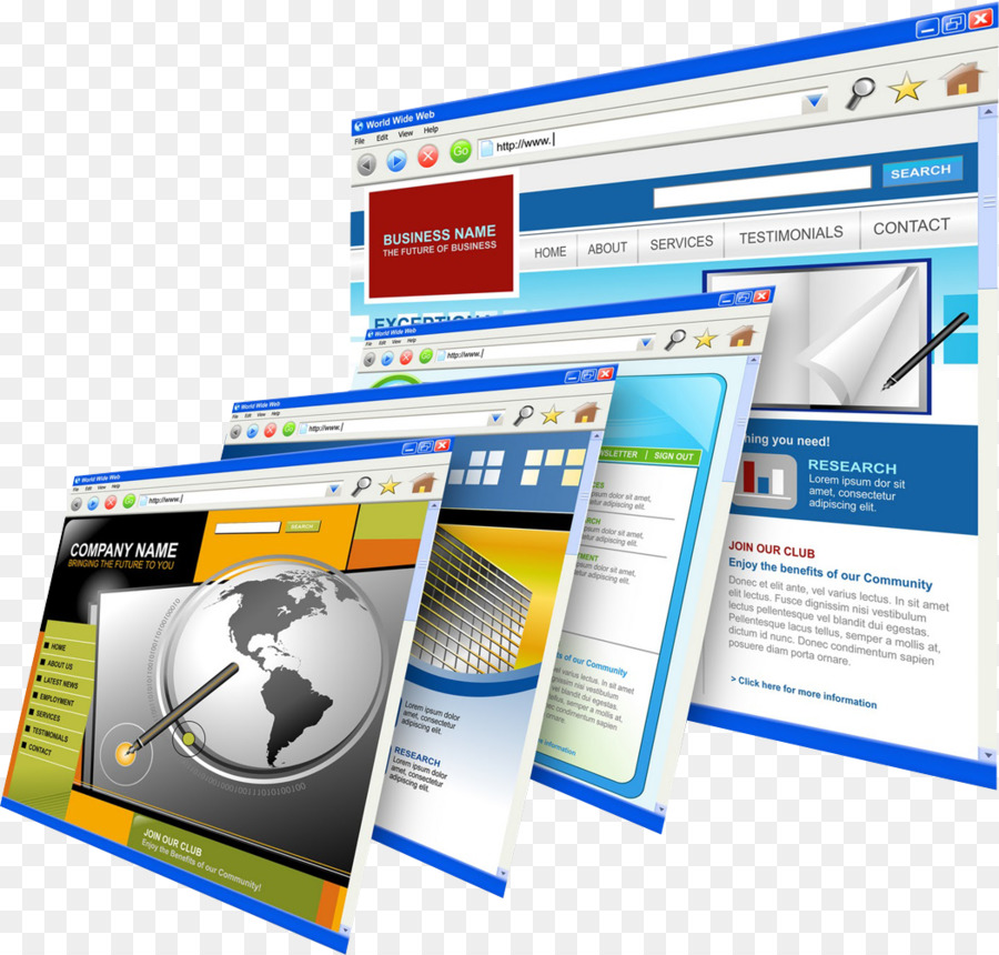 Pages Web，Navigateur PNG