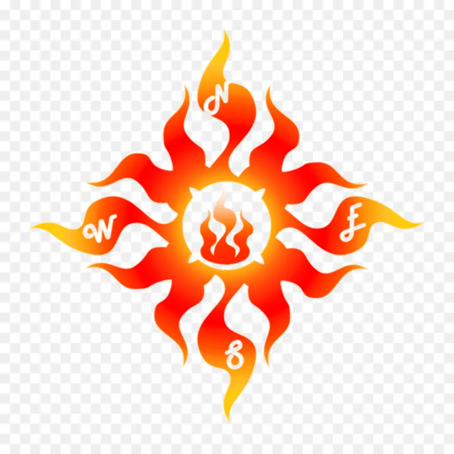 Symbole Du Soleil，Feu PNG