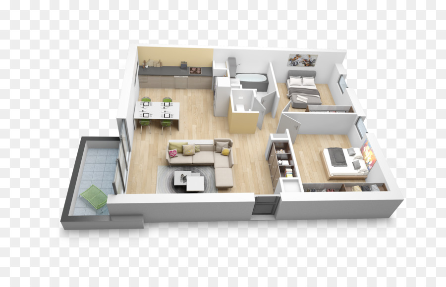 Disposition De L'appartement，Plan D'étage PNG