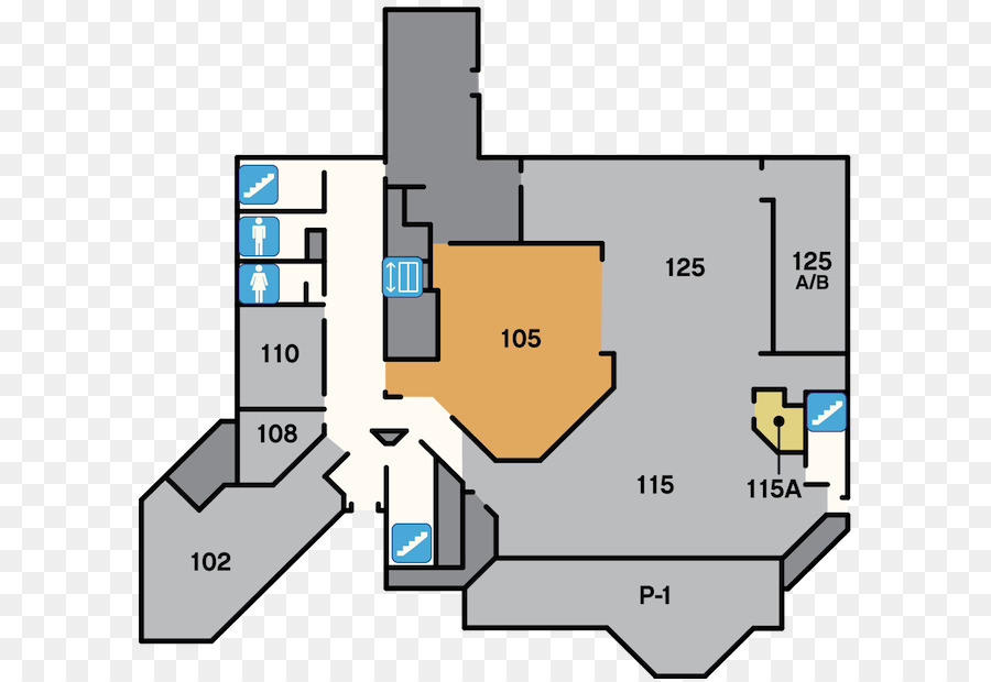 Plan D'étage，Centre étudiant PNG