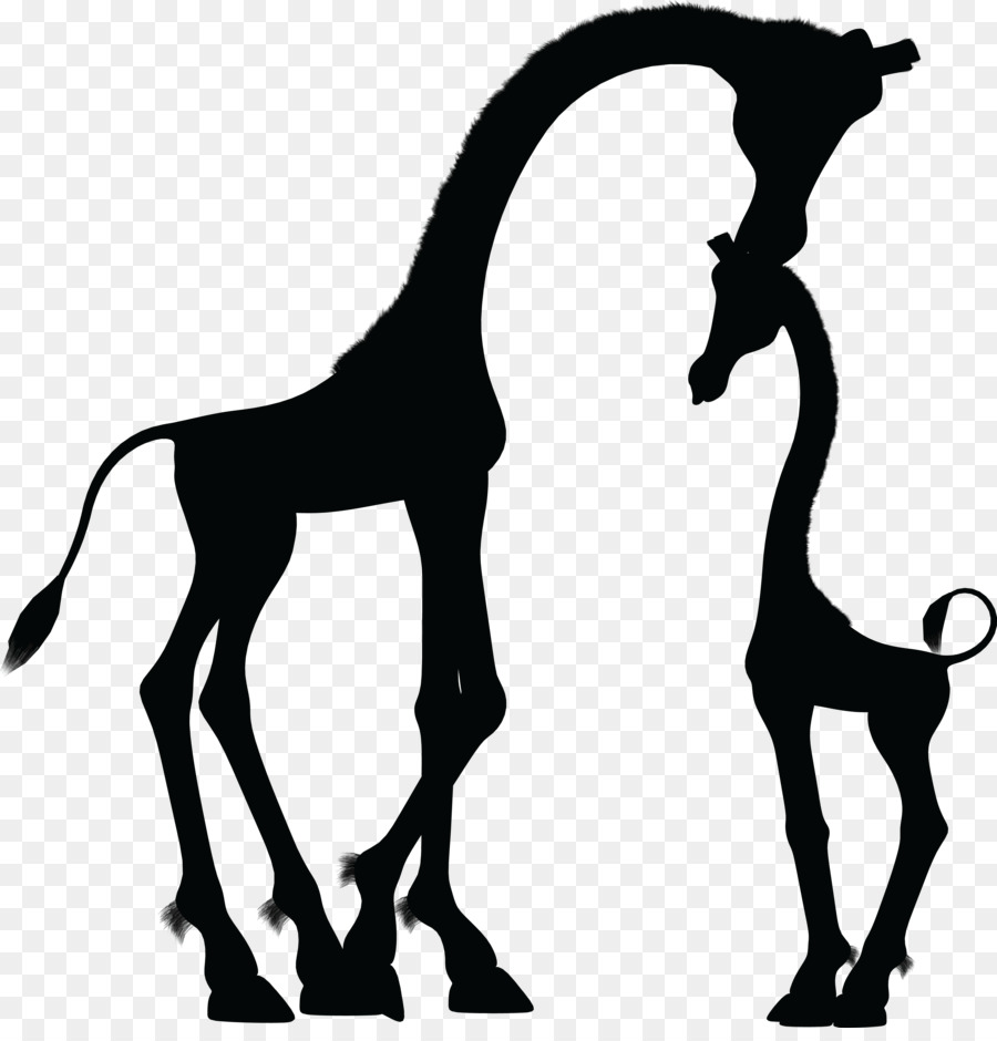 Girafe，Silhouette PNG