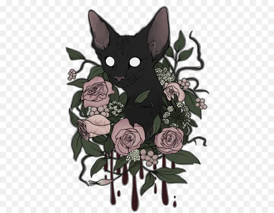 Chat Noir，Roses PNG