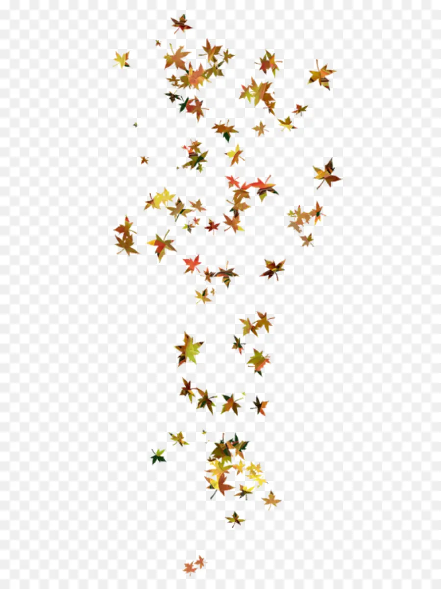 Chute Des Feuilles D'automne，Automne PNG