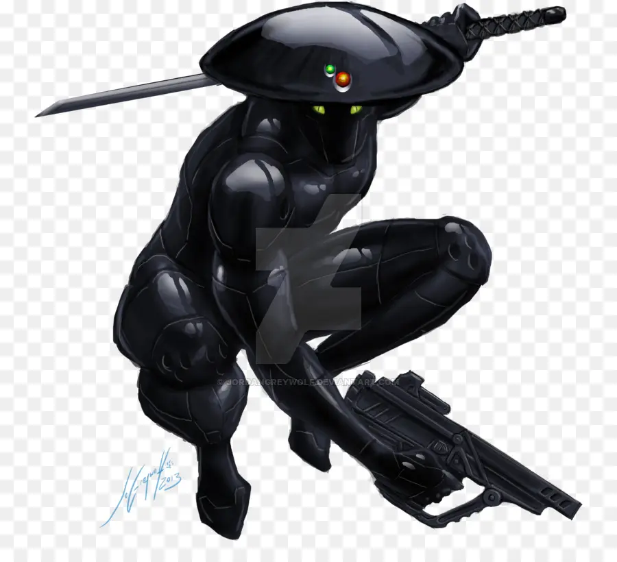 Personnage En Armure Noire，Armure PNG