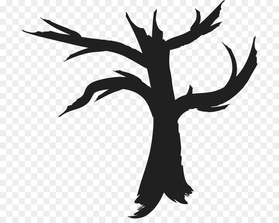 Silhouette D'arbre，Usine PNG