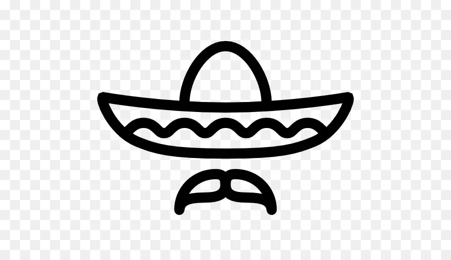 Sombrero Et Moustache，Chapeau PNG