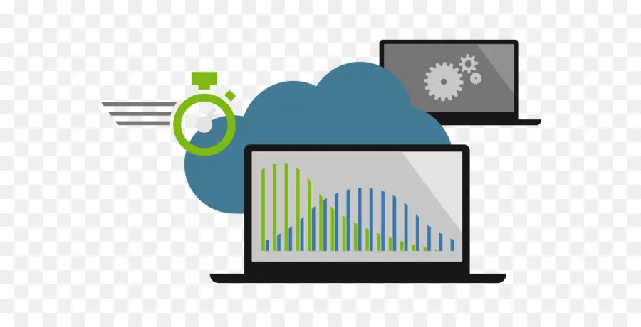 Informatique En Nuage，Ordinateur Portable PNG