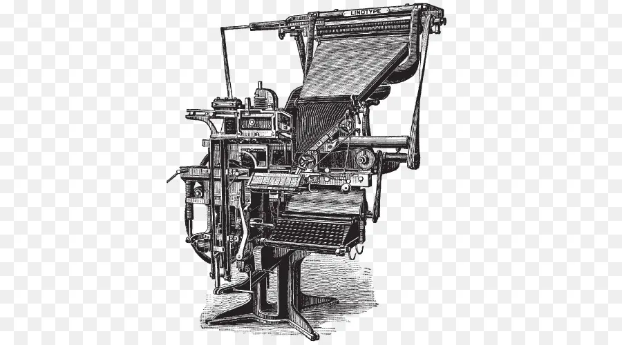 Machine à Linotype，Machine PNG