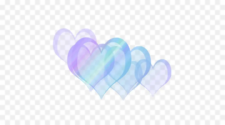 Coeurs Transparents，Amour PNG