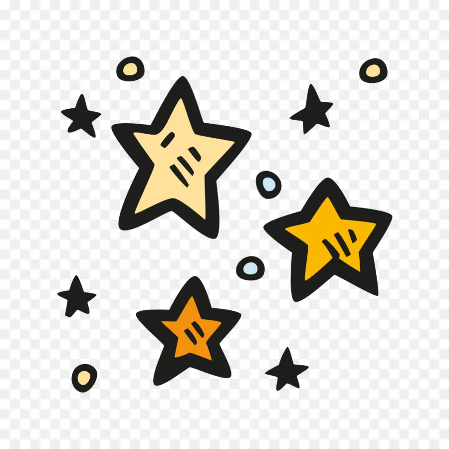 Étoiles，Dessin Animé PNG