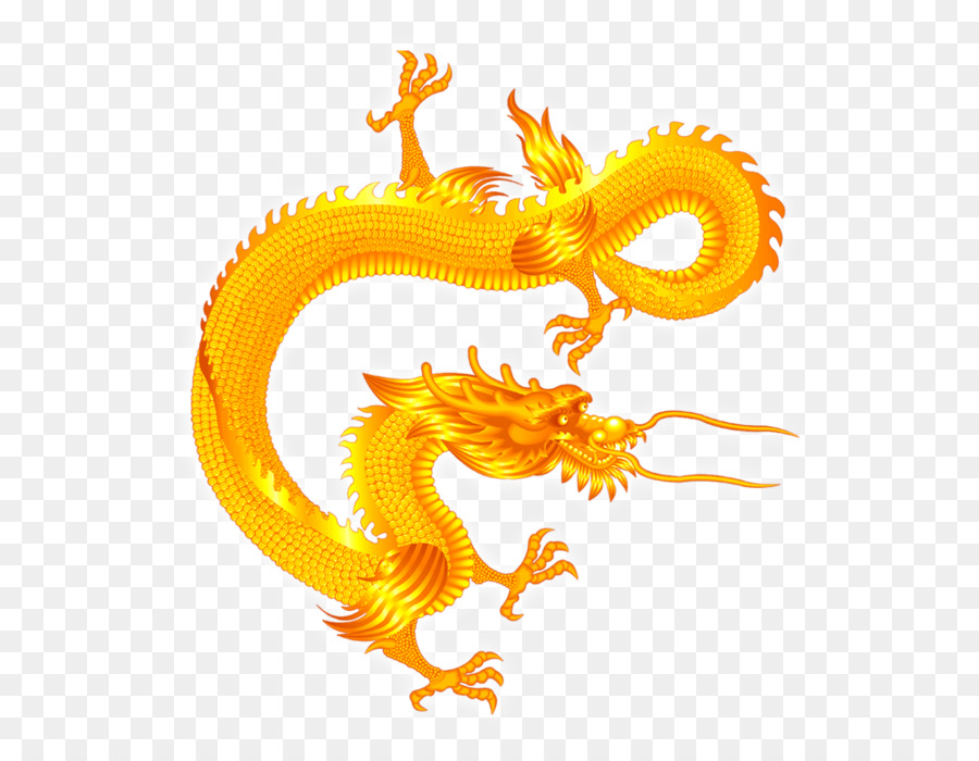 Dragon Orange，Mythique PNG