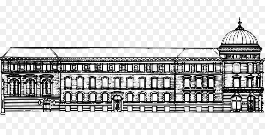 Croquis De Bâtiment，Architecture PNG