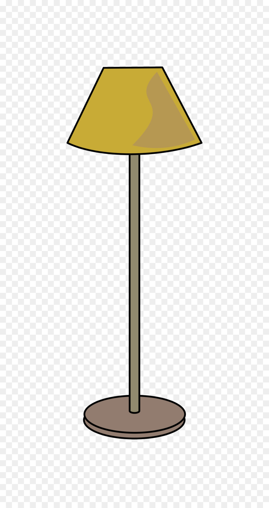 Lampadaire，Nuance Jaune PNG