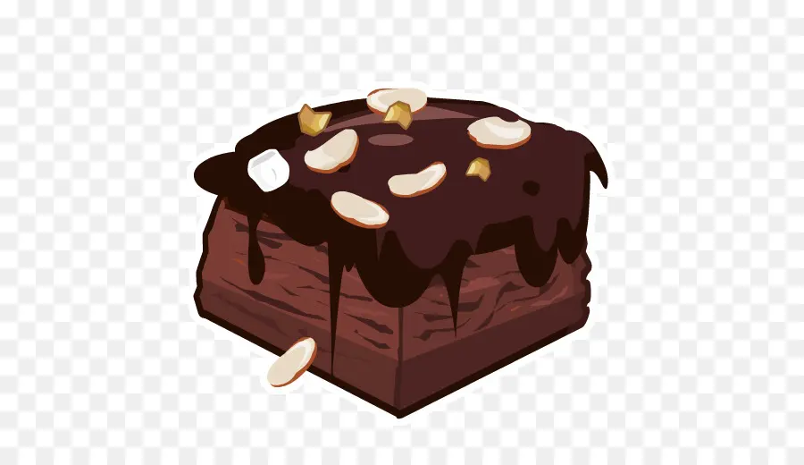 Brownie Au Chocolat，Gateau Au Chocolat PNG