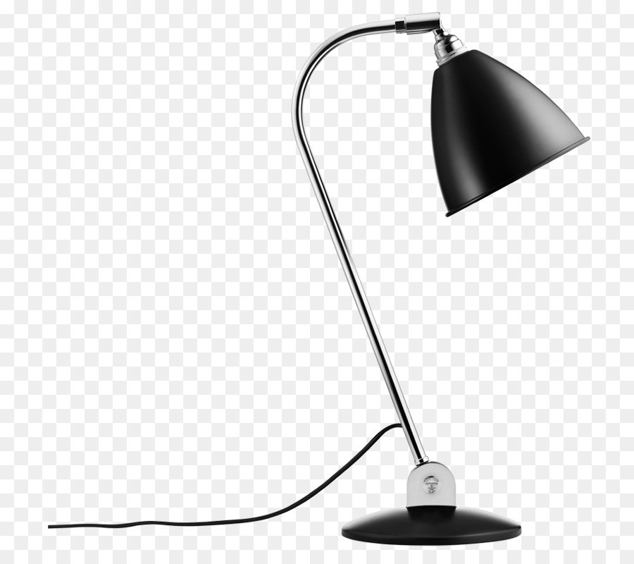 Lampe De Bureau Noire Et Dorée，Lumière PNG