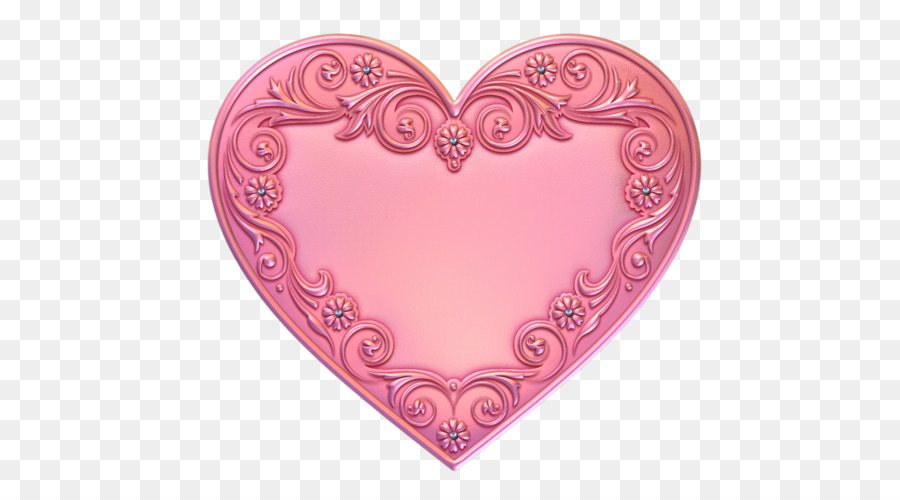 Coeur Rose，Fleurs PNG