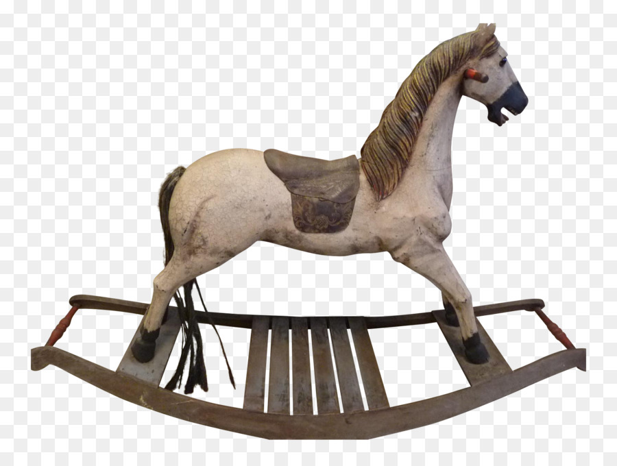 Cheval à Bascule，En Bois PNG