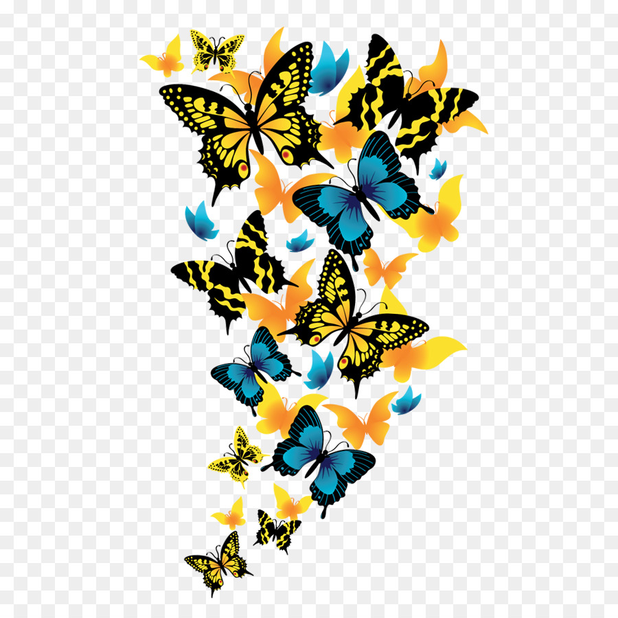 Papillons，Insectes PNG