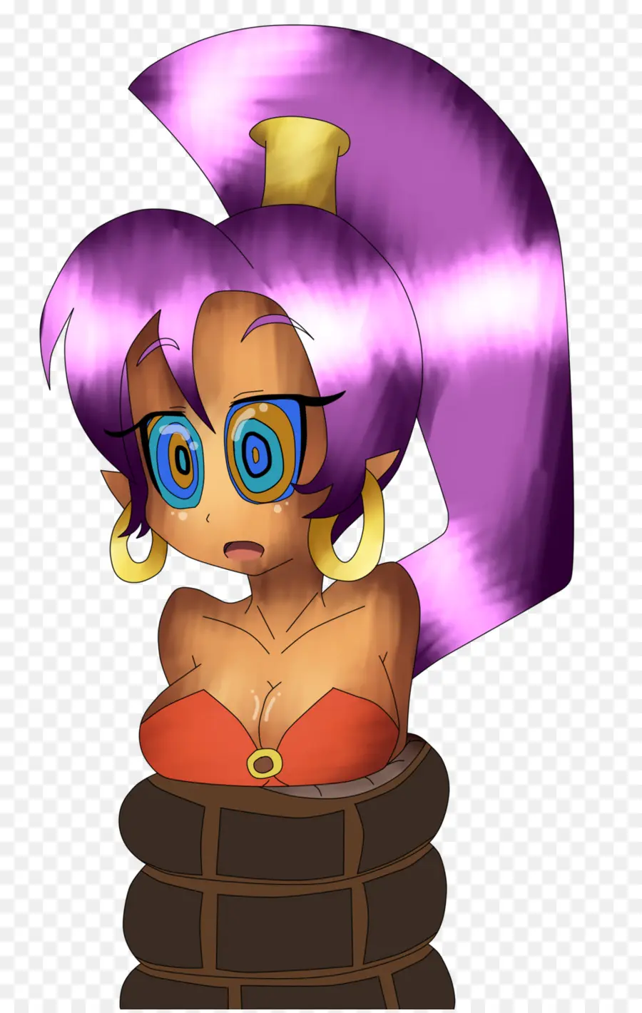 Personnage Aux Cheveux Violets，Animé PNG