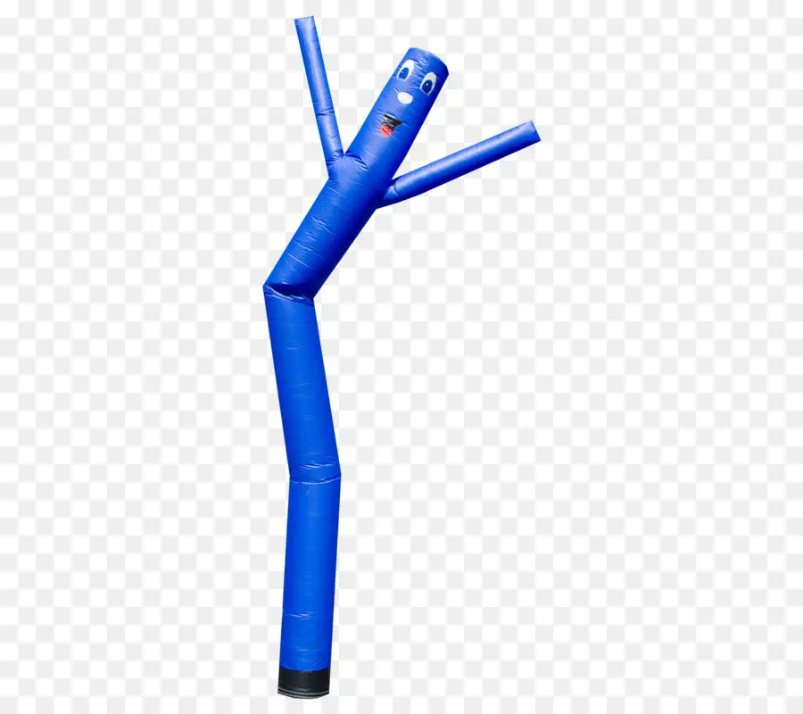 Homme Tube Gonflable Bleu，Agitant PNG