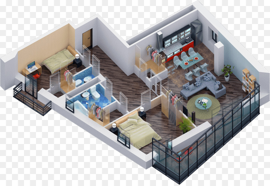 Disposition De L'appartement，Plan D'étage PNG