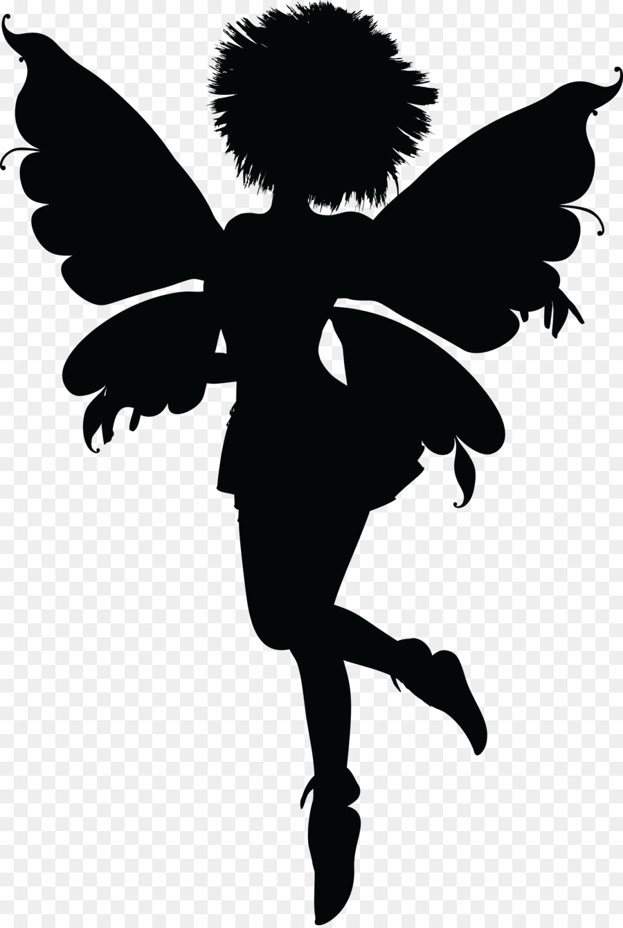 Fée Silhouette，Ailes PNG