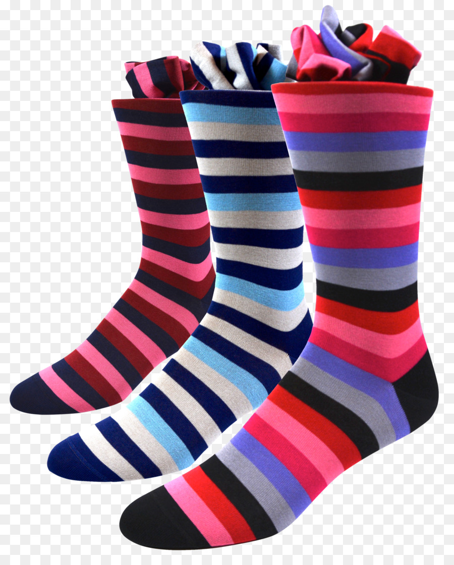 Chaussette Rayée，Coloré PNG