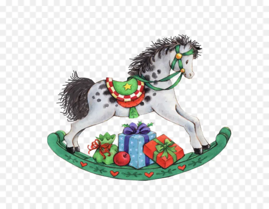 Cheval，Le Père Noël PNG