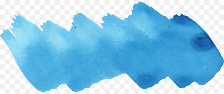 Coup De Pinceau Bleu，Peinture PNG