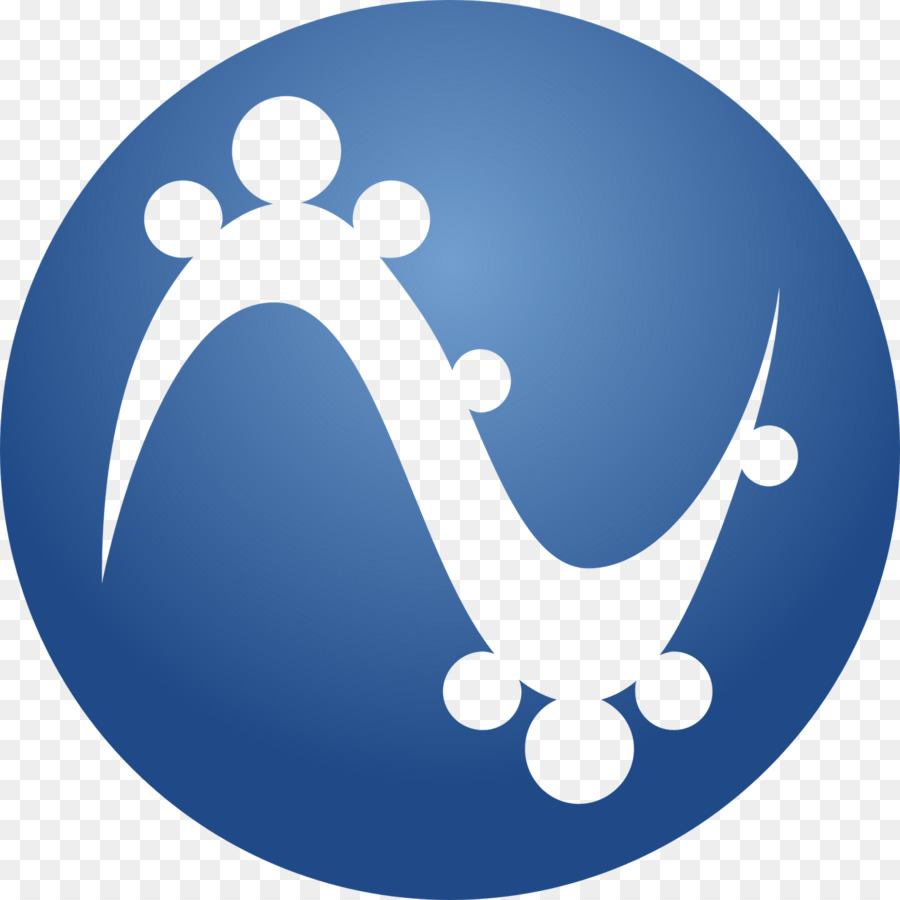 Logo Cercle Bleu，Abstrait PNG