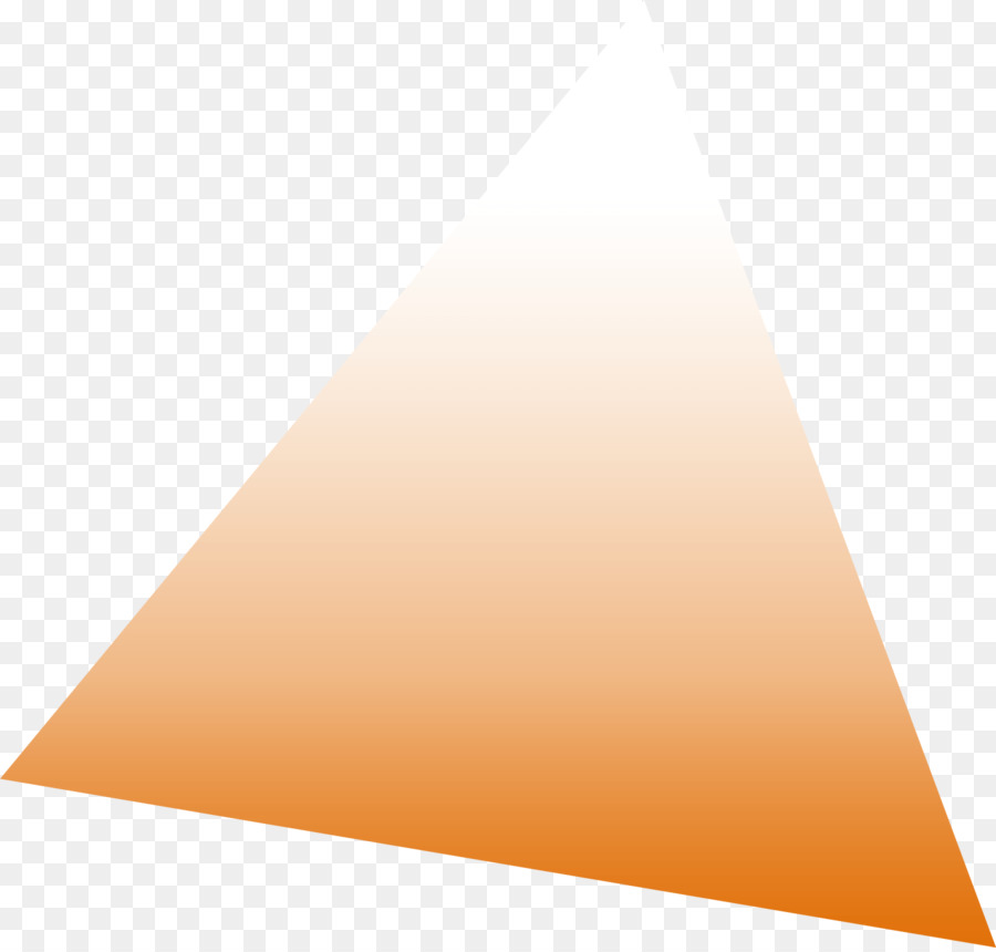 Triangle Orange，Géométrique PNG